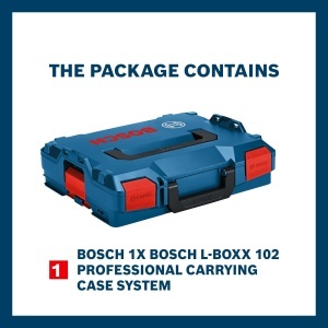 Sistem de cutii Bosch L-BOXX 102, capacitate 9,9 litri, greutate 1,8 kg, culoare albastrurosu - Img 3