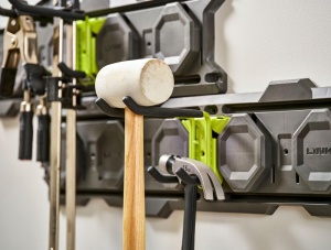 Sistem de depozitare pe perete RYOBI LINK RSL2WR-2, modular, 2 suporturi, 84 cm - Img 7