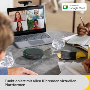 Sistem de difuzoare Jabra Speak2 75, 65 mm, Bluetooth, culoare gri - Img 9