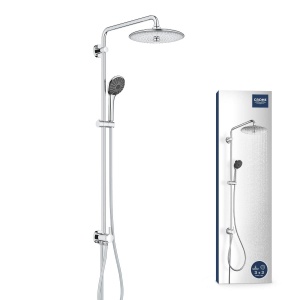 Sistem de dus Grohe Vitalio Joy 260, 3 tipuri de jet, 8lmin, crom