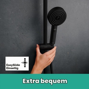 Sistem de dus hansgrohe Pulsify S Puro, Mattschwarz, 260 mm, EcoSmart - Img 8
