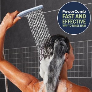 Sistem de dus Waterpik BodyWand YHW-433E-SBW-383ME 7 moduri de pulverizare crom furtun 24m - Img 2