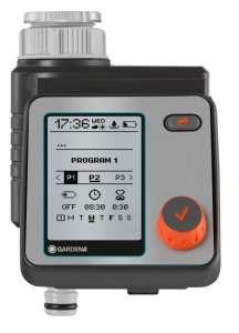 Sistem de irigare Gardena Bewasserungssteuerung Master, 6 programe, LCD, Safe-Stop