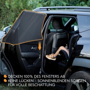 Sistem de protectie solara auto LIONELO SUNBLOCKER, 2 bucati, 60x48 cm, protectie UV - Img 6