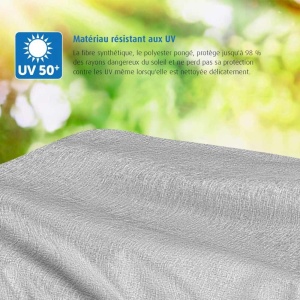 Sistem de protectie solara Reer ShineSafe pentru carucior, gri, UPF 50 - Img 4