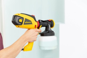Sistem de pulverizare a vopselei WAGNER W 590 FLEXiO pentru vopsele, lacuri si glazuri pentru pereti si latex in interior si exterior, 15 m2-6 min, recipient 1300 ml/800 ml, 630 W - Img 4