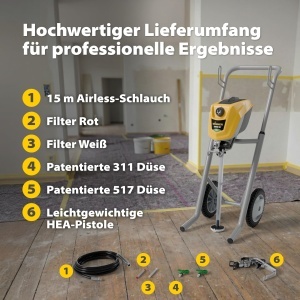 Sistem de pulverizare Airless WAGNER Control Pro 350 M, 110 bar, 15 m2 min - Img 2