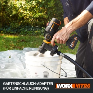 Sistem de vopsire Worx Nitro WX020 20V Motor fara perii 3 modele de pulverizare - Img 5
