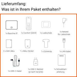 Sistem telefonie IP Gigaset BasicLine IP Comfort 500HX, HD, Argintiu-Negru - Img 9