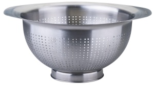 Sita din inox Fackelmann 26 cm, cu manere ergonomice si stand stabil