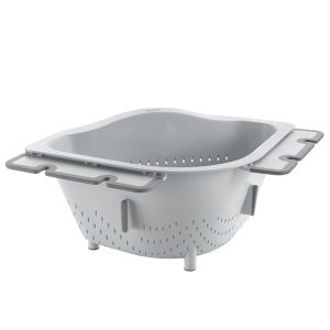 Sita din plastic Metaltex 185023000, capacitate 3,1 litri, gri - Img 2