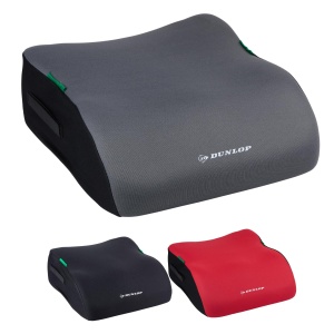 Sitzerhohung Auto pentru Copii Dunlop, Ergonomica, Culoare Gri, ECE R129