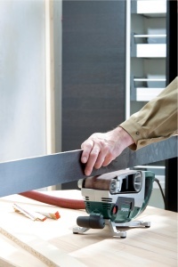 Slefuitor cu banda Metabo BAE 75, 1010W, cu sac de praf si suport - Img 3