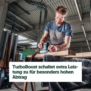 Slefuitor Excentric Metabo SXE 450 TurboTec, 350W, cu sistem de control al puterii - Img 7