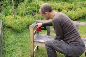 Slefuitor multifunctional Einhell TH-OS 1016 100W design ergonomic sistem de prindere cu velcro - Img 9