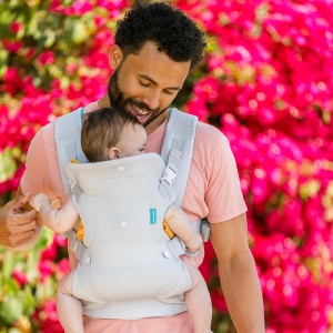 Sling Ergonomic Infantino Flip 4-in-1, Atmungsaktiv, 3,6-14,5 kg, Gri - Img 7