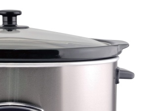 Slow Cooker Beper BC.510, 280W, 4.5L, Negru si Otel, Display Digital - Img 3