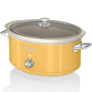 Slow Cooker Swan Retro SF17031YELNEU 65L Ceramic Antiaderent Galben 320W