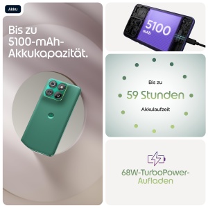 Smartphone Motorola Edge 70 Fusion, 50 MP, 256 GB, Verde - Img 4