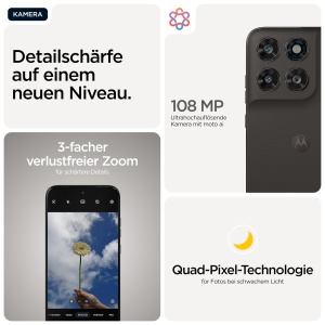 Smartphone Motorola Moto g77 5G, Camera 108 MP, 256GB, Negru - Img 2