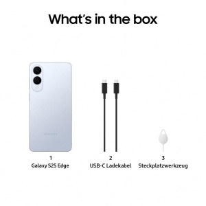 Smartphone Samsung Galaxy S25 Edge, 12 GB RAM, 512 GB, camera 200 MP, Titanium Icyblue - Img 9