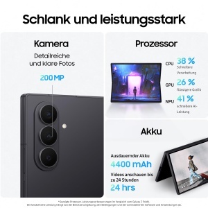 Smartphone Samsung Galaxy Z Fold7, 512 GB, 12 GB RAM, Camera 200 MP, Negru - Img 5