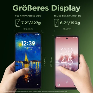 Smartphone TCL NXTPAPER 60 Ultra, 7.2 inch, 12 GB RAM, 512 GB, Negru - Img 5