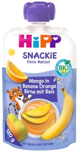 Snack HiPP Bio cu Mango, Banana si Para, 720g, Gluten Free