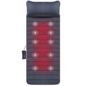Snailax Massagematte Vibrationsmassage si Functie de Incalzire Design Pliabil