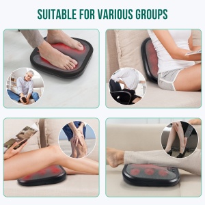 Snailax Shiatsu Aparat Masaj Picioare cu Functie de Incalzire si 18 Noduri de Masaj - Img 5