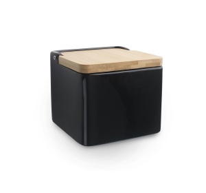 Solnita IBILI Negru Ceramica Bambus 11x11x99 cm Design Modern