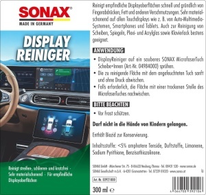 Solutie de curatare SONAX Displayreiniger 300 ml pentru ecrane sensibile - Img 2