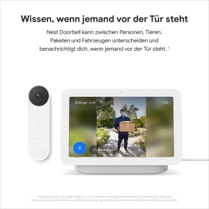 Sonerie video Google Nest cu acumulator, wireless, compatibila cu Google Home - Img 3