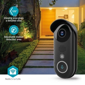 Sonerie Video Smart Nedis WIFICDP11BK, 1080p Full HD, Detectie Miscare, Negru - Img 4