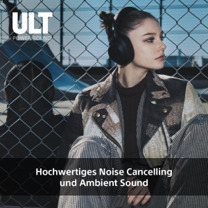 Sony ULT WEAR | Casti Bluetooth fara fir cu anulare a zgomotului | cu microfon, baterie de 30 h, functie de amplificare a basului | Potrivit pentru sport, placere muzicala, calatorii si munca, Off-White - Img 6