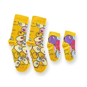 Sosete Mama-Baby Medela, Limitate, Design Yael Anders, Cadou cu Motion InBra