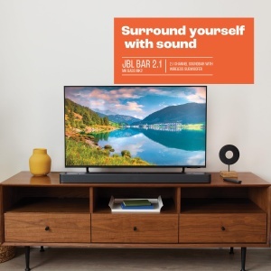 Soundbar JBL Bar 2.1 Deep Bass MK2, 300W, Subwoofer wireless, Negru - Img 2