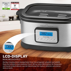 Sous Vide Garer ProfiCook PC-SV 1112, 8.5L, Timer 72 ore, Inox - Img 4