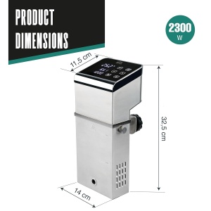 Sous Vide Lacor 69592, 2300W, din inox, compact si portabil - Img 2