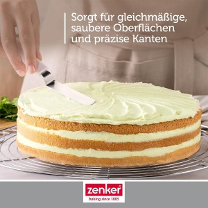Spatula de decorare Zenker Pure Elegance 24 cm, inox, maner ergonomic - Img 6