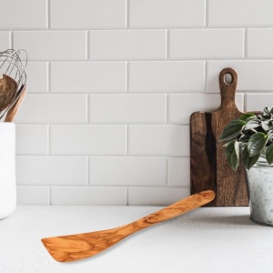 Spatula din lemn de maslin Fackelmann OLIVE 30 cm, usoara si spalabila - Img 2