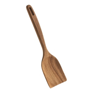 Spatula din lemn Metaltex Acacia, 30 cm, FSC certificat, culoare maro