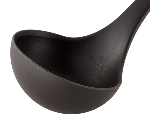 Spatula din silicon Lagostina Ingenio Smart, ergonomica, neagra si rosie - Img 2