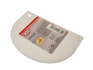 Spatula pentru aluat Dr. Oetker 12 cm, din plastic flexibil, alba - Img 3