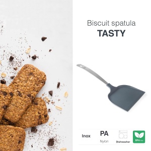 Spatula pentru prajituri Lacor 68805, ergonomica, din otel inoxidabil, nylon, BPA-free - Img 4
