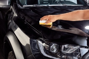 Sponge de Aplicare SONAX, 1 bucata, cu maner confortabil, pentru polish si ceara - Img 5