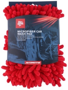 Sponge de curatare auto Dirt Devil, micofibra, 24x18x4 cm, rosu - Img 2