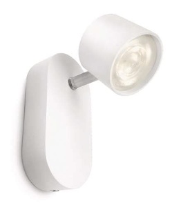 Spot LED de perete Philips myLiving, 3W, alb, lumina calda, cap rotativ - Img 6