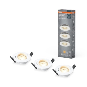 Spot LED Osram Set 3 bucati, Alb, Dimmabil, Aluminiu - Img 4