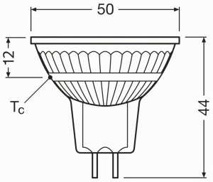 Spot LED Osram Star MR16 2W 36 cu GU5.3, Lumina Calda 2700K - Img 2